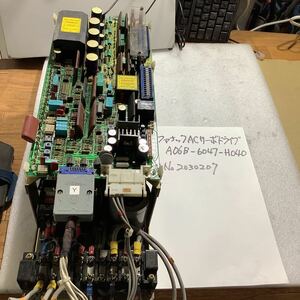 ファナックA Cサーボドライブ　A06Bー6047ーH040 中古品動作未確認ジャンクです部品取り出し用にいかがですか。