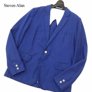 Steven Alan スティーブンアラン 通年★ 背抜き 1B アンコン テーラード ジャケット Sz.40　メンズ ネイビー　C3T01855_3#O