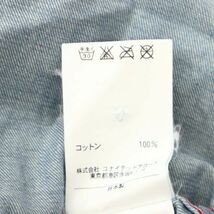 UNITED ARROWS ユナイテッドアローズ 通年 USED加工★ グラデーション 長袖 デニム ワーク シャツ Sz.L　メンズ 日本製　C3T02719_3#C_画像8