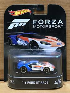 【新品未開封】　Hot Wheels FORZAMOTORSPORT '16 Ford GT Race