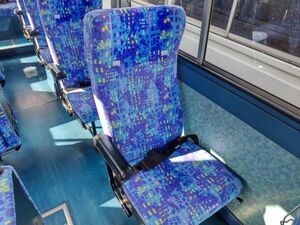 希少 日野レインボー U-RB1WEAA 1人掛けシート 座席 イス リクライニング 観光バス マイクロバス 作業場 倉庫 椅子