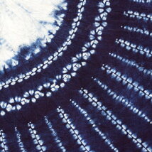 藍染 テーブルクロス タペストリー マルチカバー 横幅約145cm 縦幅約140cm 綿 【ke-18】_画像5