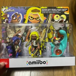 amiibo トリプルセット[インクリング【イエロー】／オクトリング【ブルー】／コジャケ]（スプラトゥーンシリーズ）