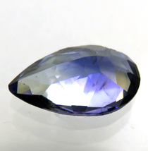 4060 レアストーン 裸石 ルース ベニトアイト 0.90ct 透明度の高い上級品 美しい帯紫青 カリフォルニア産 瑞浪鉱物展示館_画像3