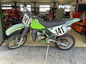 No.アJ●Kawasaki KX080S●141●バイク●ジャンク品●engine始動確認済●部品取り●書類No●Kawasaki●川崎●手渡●引取限定●発送不可