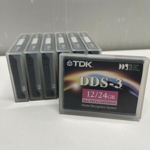 @T0287 TDK DDS-3 4mm DATA CARTRIDGE DATテープ 7本セット