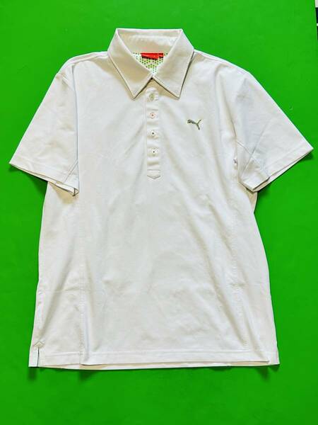 ■即決 PUMA プーマゴルフ メンズウェア 半袖シャツ O ホワイト