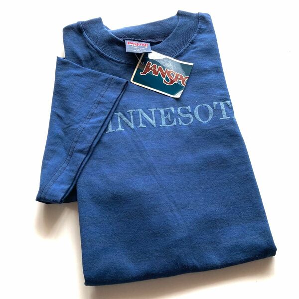 デッドストック 90s USA製 JANSPORT ジャンスポーツ　MINNESOTA ボーダー Tシャツ オールド　ビンテージ