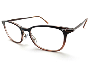 KEYHOLE BRIDGE SQUARE WELLINGTON SUNGLASS BROWN HALF/BROWN × CLEAR/キーホールブリッジスクエアウェリントンブラウンコンビネーション