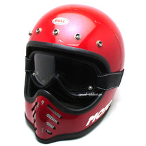 baruffaldi SPEED 4 GOGGLE RED/バルファルディスピード4ゴーグル赤レッドビンテージヘルメットvmxモトクロスオフロードバイカーシェード_画像8