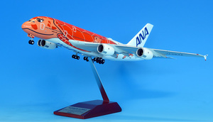  prompt decision new goods all day empty ANA A380 air bus 3 serial number Hawaii flight HAWAII 1:200 1/200.. orange all day empty commercial firm model plain airplane model plastic model 