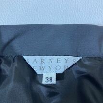 222 バーニーズニューヨーク BARNEYS NEWYORK プリーツスカート 日本製 サイズ38 チャコールグレー 春夏 フレア 30307P_画像3