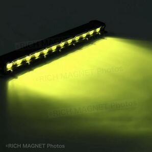 LED ワークライト イエロー 作業灯 12V/24V 36W 防水 フォグランプ 投光器 集魚灯 ライトバー 1個 黄色 インボイス対応の画像4