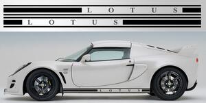 【全１３色】ロータス エキシージ Lotus Exige サイドデカール 左右セット カスタムオーダーデカール
