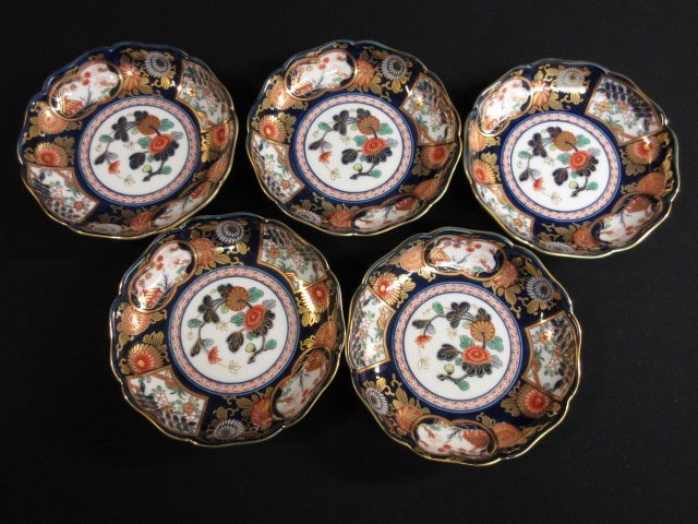 国内正規品 有田焼 其泉窯 極錦金彩古伊万里 角小鉢 5客 | keeraya.in