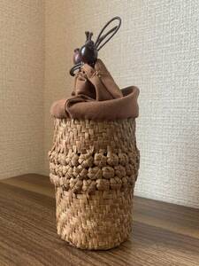  mountain .. handmade basket bag net fee braided, flower braided small ..