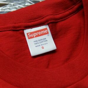 17AW Supreme Candle Tee Red S 赤 Tシャツ 未使用の画像3
