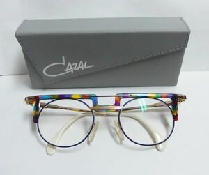 CAZALka The -ruMOD 745 COL 761 Rainbow / Gold glasses glasses glasses / Vintage 