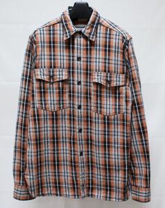 WAREHOUSE ウエアハウス DUCK DIGGER Lot 3022 FLANNEL SHIRTS WITH CHINSTRAP チェック フランネル シャツ 42