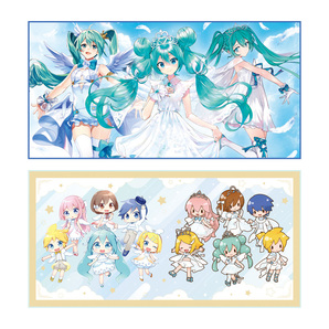 SEGA セガ 初音ミクシリーズ プレミアムバスタオル 初音ミク 15th Anniversary 全2種セット 未開封品の画像1