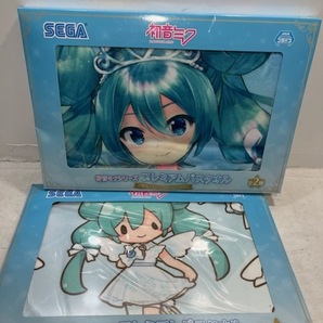 SEGA セガ 初音ミクシリーズ プレミアムバスタオル 初音ミク 15th Anniversary 全2種セット 未開封品の画像2