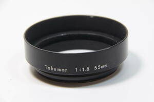 ふーど024★送料無料 並品★ Super-Multi-Coated Takumar 55mm F1.8 SMC-Takumar 55mm F1.8 SMC PENTAX 55mm F1.8 メタルフード