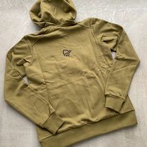 NORRONA☆フーディスウェットパーカー ジップアップパーカー Cotton Slant Logo Zip Hood F Olive Drab新品未使用　サイズS_画像5