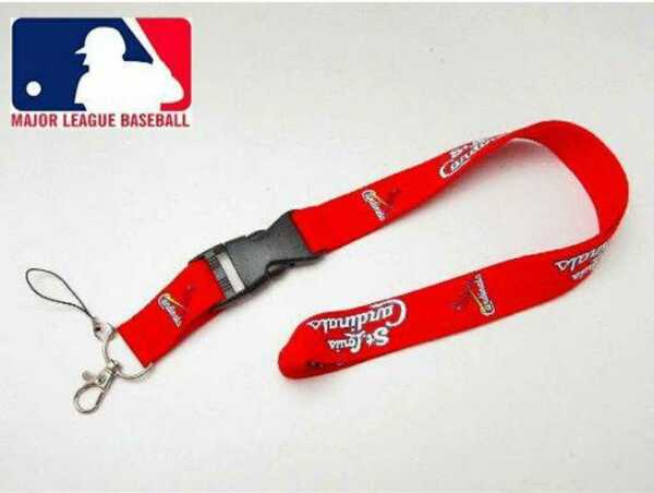 新品 MLB 携帯ストラップ ネックストラップ セントルイス カージナルス