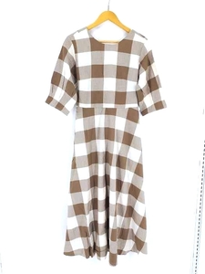 moussy(マウジー) BLOCK CHECK DRESS レディース 1 中古 古着 0115