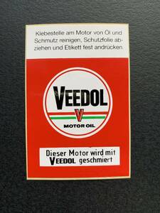 ステッカー　VEEDOL MOTOR OIL