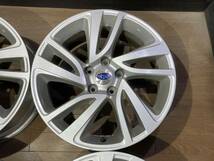 ★【即決】スバル WRX S4 レヴォーグ 18x7.5J+55 中古4本★送料:全国一律4900円(北海道5400円)(沖縄、離島発送不可)★個人宅配達OK!★_画像4