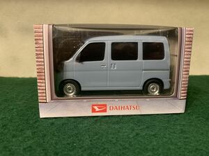 ★ダイハツ ハイゼットカーゴ ミストブルー プルバックカー 水色 カラーサンプル ミニカー 非売品 DAIHATSU HIJET