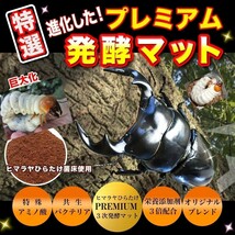 クワガタ幼虫を入れるだけ！　便利！800ml クリアボトル入りプレミアム3次発酵マット【12本】ミヤマ、ノコギリにお薦め　トレハロース強化_画像9