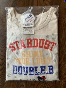 【新品・半額以下】DOUBLE.B ダブルＢ★長袖Ｔシャツ☆ 未使用タグ付 ☆140サイズ☆ 61-5203-614