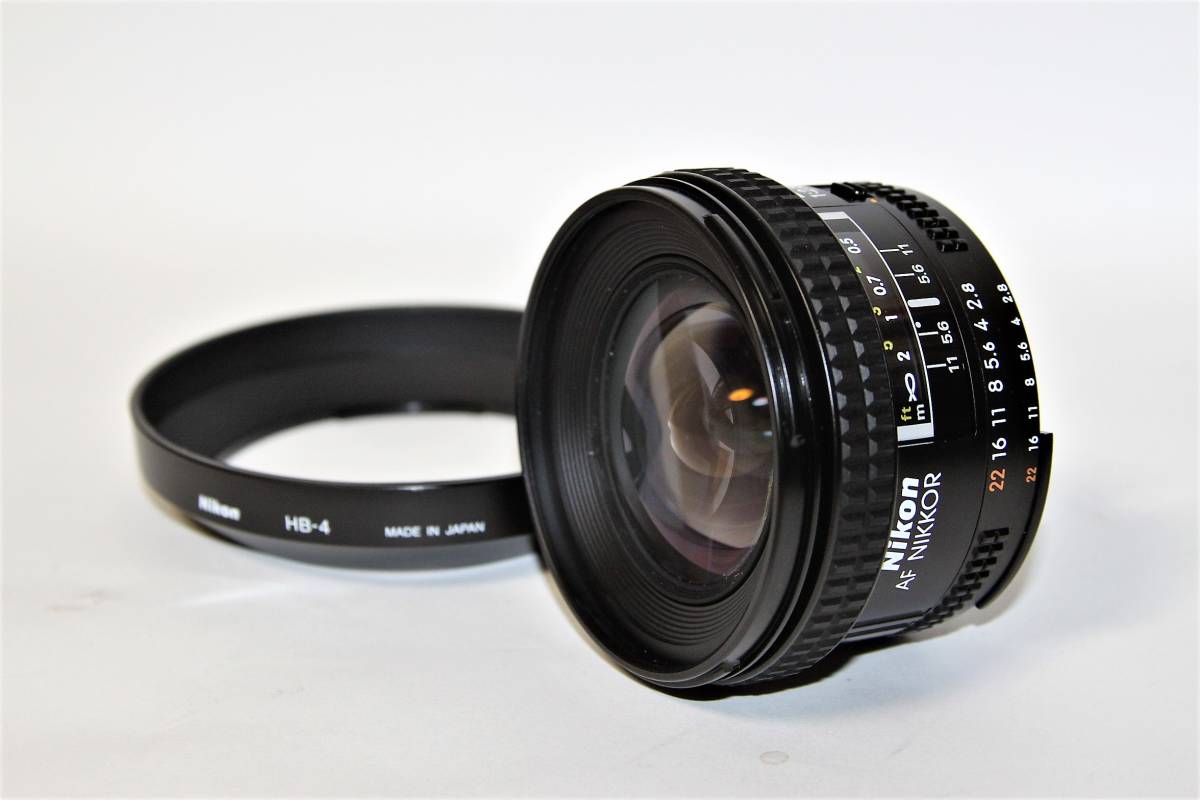 Ai AF 20mm f2.8 Nikon Nikkor HB-4 フード付 特價區