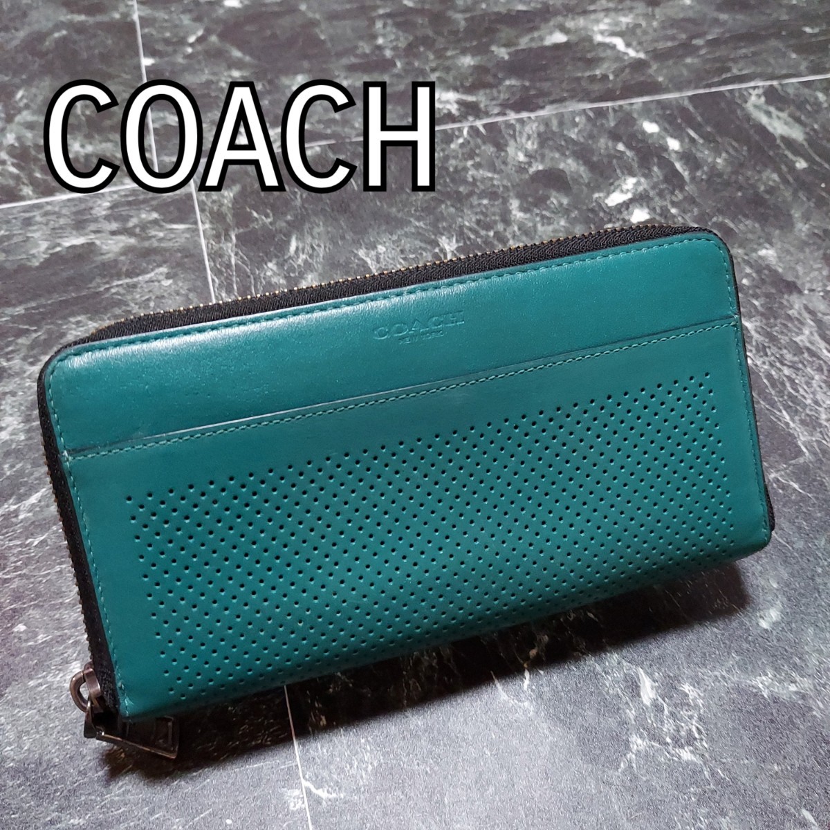 本物新品保証】 新品未使用 COACH コーチ 長財布 ブラウン 茶 馬車