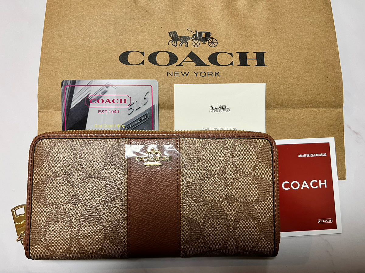 ヤフオク! -coach 財布 レディース 長財布 シグネチャーの中古品・新品