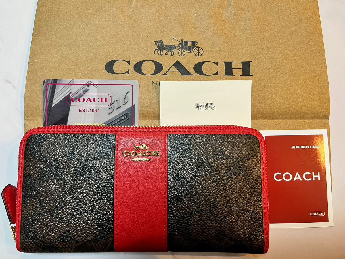 ヤフオク! -coach 財布 レディース 長財布 シグネチャーの中古品・新品