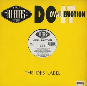 即決(12)DO IT/OVAL EMOTION *HI-BIAS