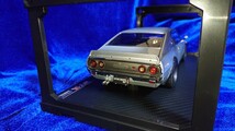 1/18 Ignition model イグニッションモデル NISSAN SKYLINE 2000 GT-R KPGC110 SILVER IG0743 日産 スカイライン ケンメリ ワタナベ_画像7