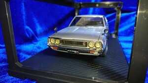 1/18 Ignition model イグニッションモデル NISSAN SKYLINE 2000 GT-R KPGC110 SILVER IG0743 日産 スカイライン ケンメリ ワタナベ