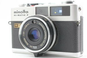 【良品】整備済み Minolta Hi-Matic F Rangefinder film camera Rokkor 38mm f/2.7 No.790