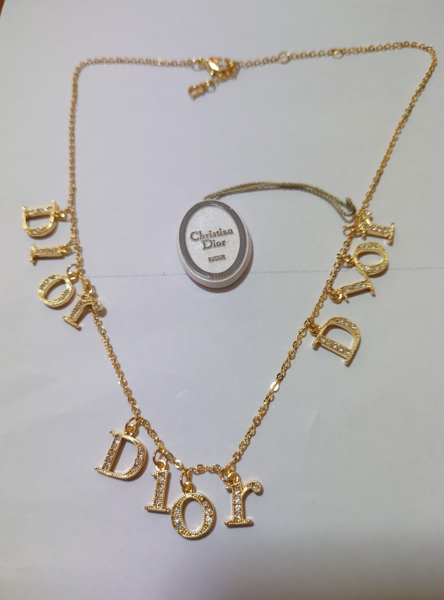 黒 桜古典 今だけ値下げ!Dior ネックレス 未使用に近い cd ディオール