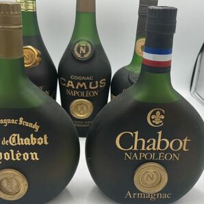 古酒 未開栓 おまとめ売り NAPOLEON ナポレオン CAMUS カミュ Chabot コニャック ブランデー の画像2