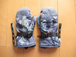 ★美品★　ROXY　グローブ　ミトン　スキー　スノーボード　レディース　Mサイズ　GL8297