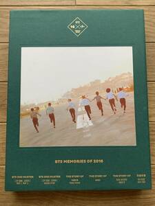  bulletproof boy .BTS MEMORIES OF 2016 4 sheets set DVD photo book & trading card attaching Japan market goods ../BY