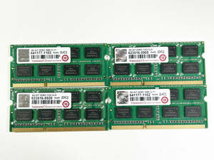 [M-55] used laptop memory Transcend DDR3-1333 4GBx4 sheets 