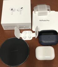 美品　動作確認済み　Apple エアーポッズ プロBluetooth ワイヤレスイヤホン AirPods Pro with Wireless Charging Case 第1世代 MWP22J/A _画像1