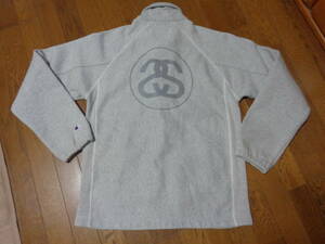 L/ Champion ×STUSSY Stussy / special order collaboration /Windstopper window stopper / Rebirth we b/ sweat coach jacket / gray 