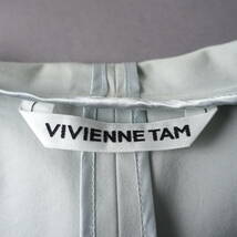 VIVIENNE TAM/ヴィヴィアンタム/ビビアン/0/日本製ジャケット/ライトブルー/レディース/長袖/刺しゅう_画像4